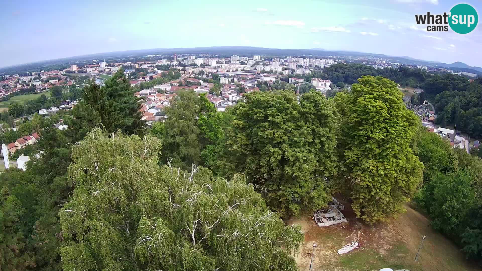 Webcam Karlovac Dubovac Castle – Live View of Karlovac’s Historic Landmark