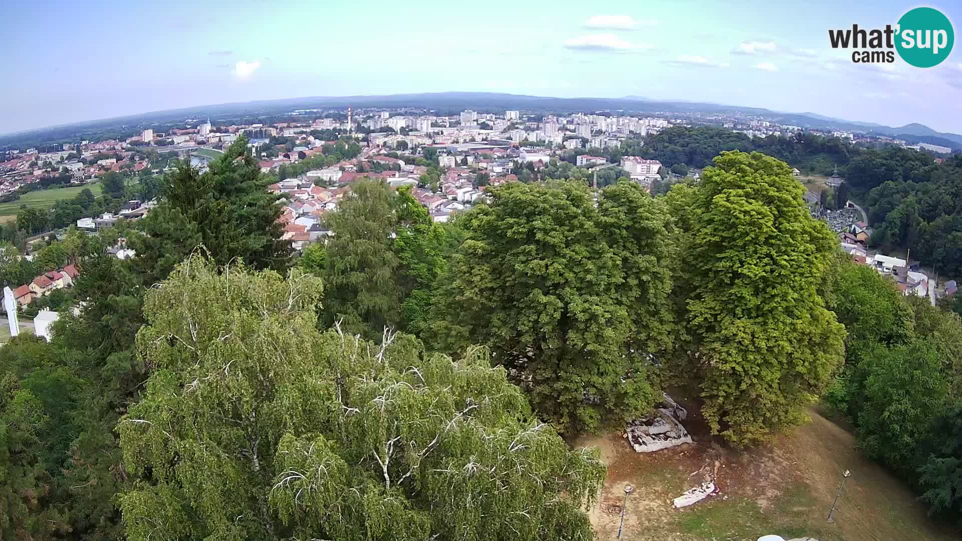 Webcam Karlovac Dubovac Castle – Live View of Karlovac’s Historic Landmark