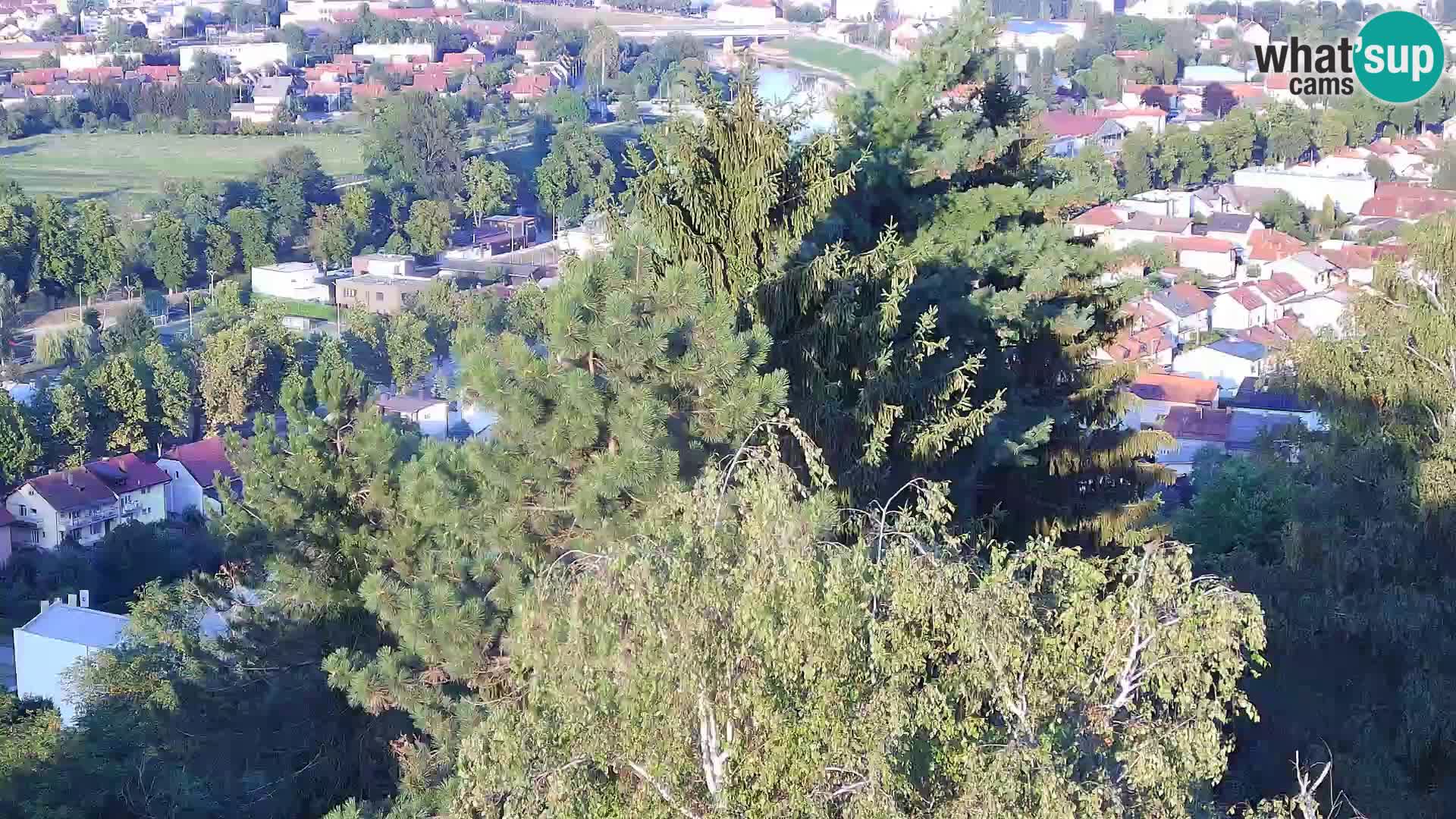 Spletna kamera Karlovac Dubovac grad – Pogled v živo na zgodovinsko znamenitost Karlovca