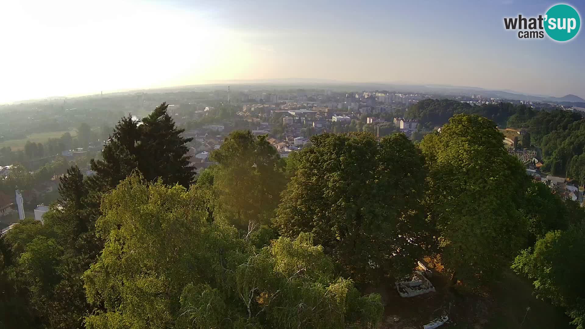 Webcam Karlovac Château Dubovac – Vue en direct de ce monument historique