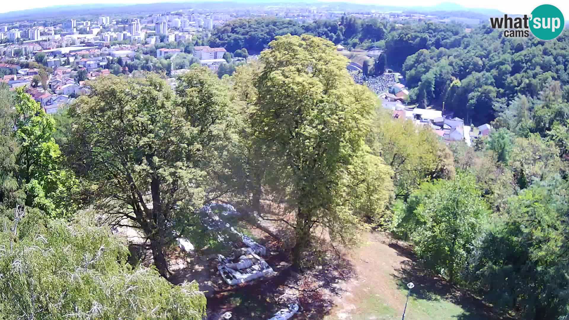 Webcam Karlovac Château Dubovac – Vue en direct de ce monument historique