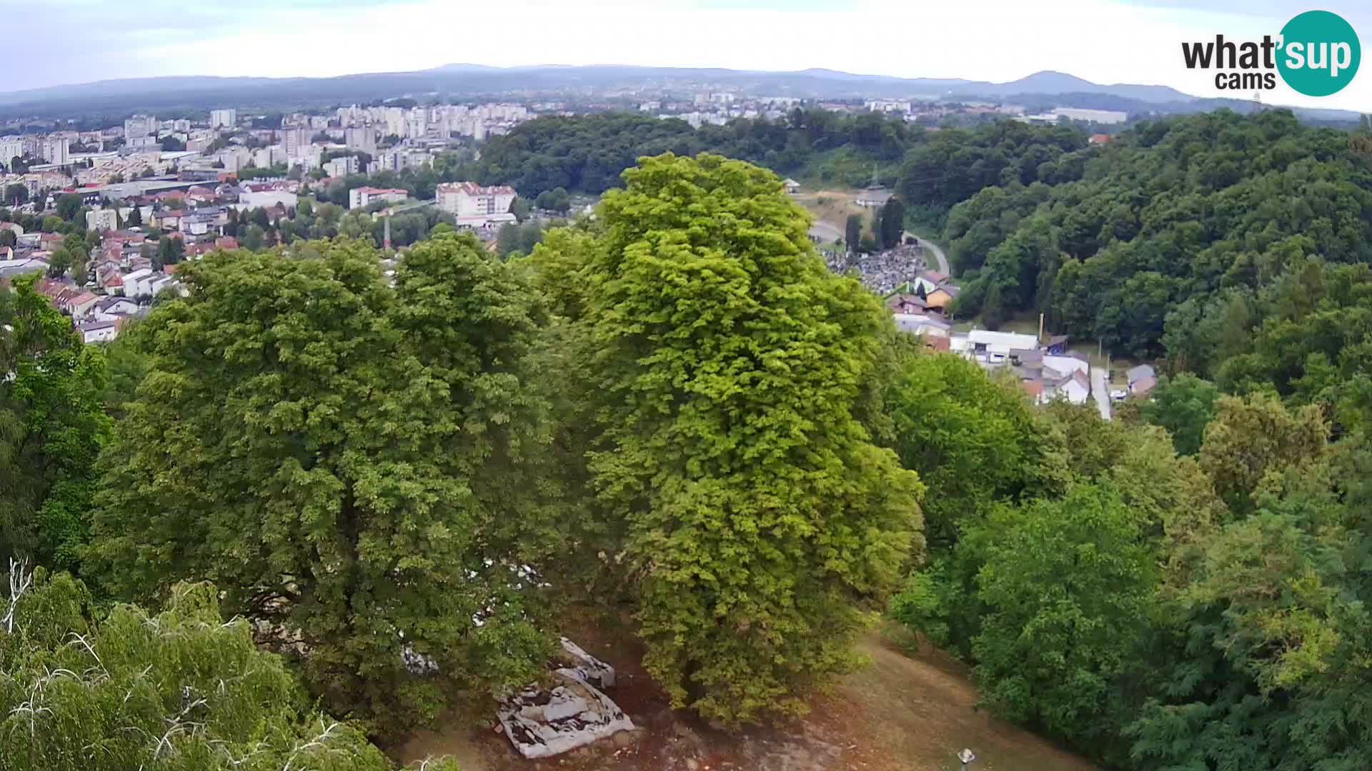 Webcam Karlovac Château Dubovac – Vue en direct de ce monument historique