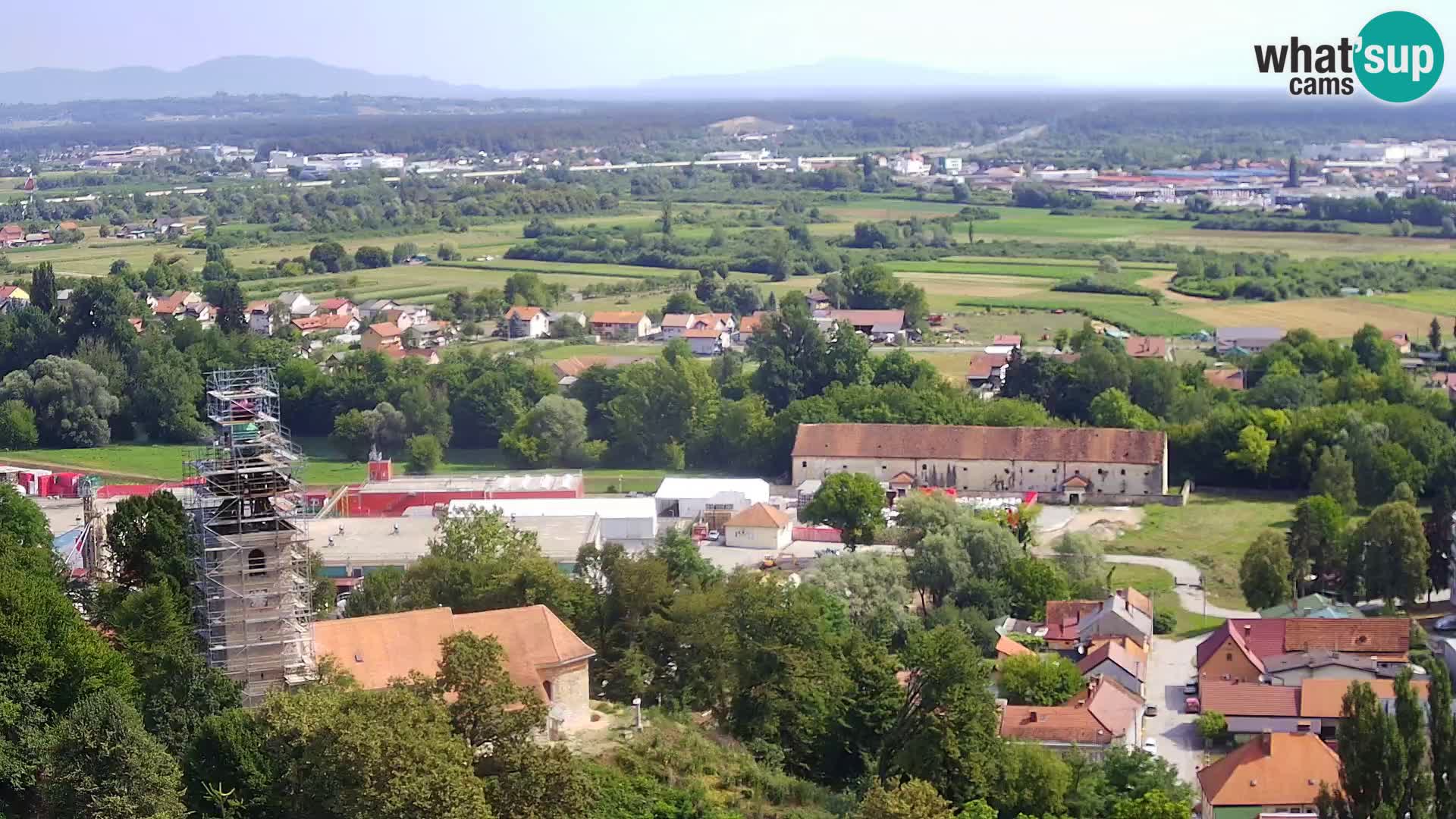 Webcam Karlovac Château Dubovac – Vue en direct de ce monument historique