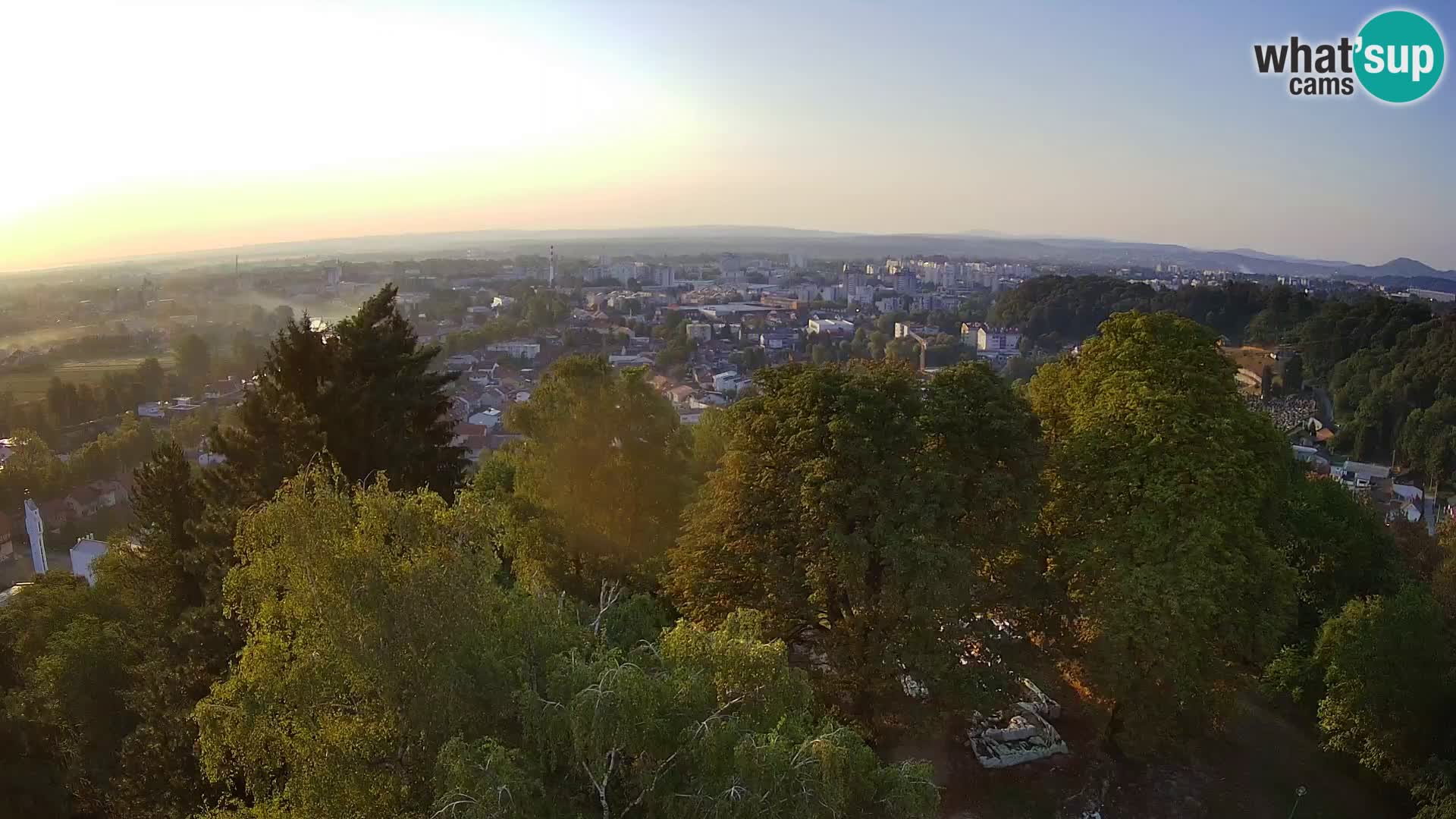 Web kamera Karlovac – Dvorac Dubovac uživo