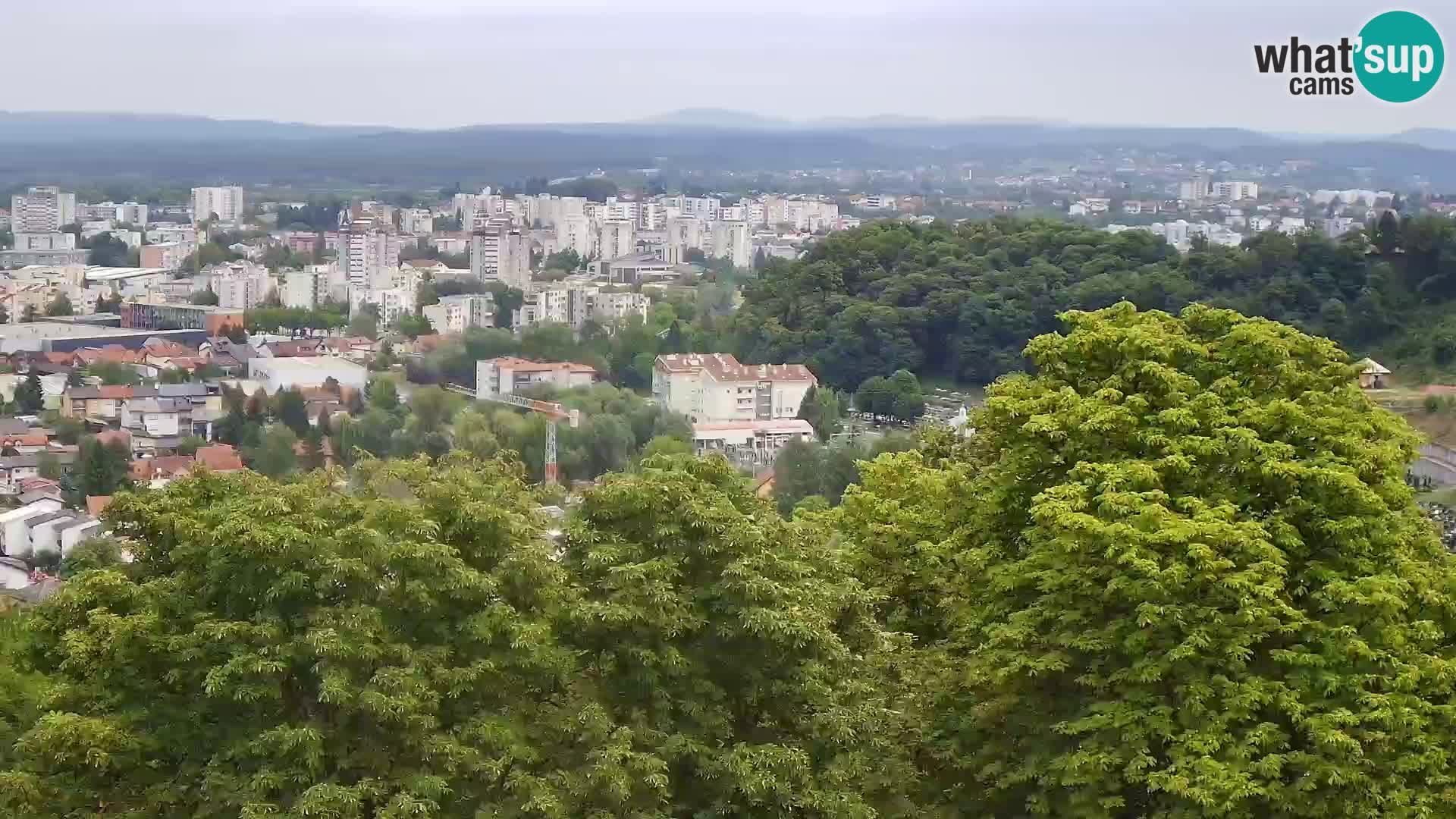 Webcam Karlovac Château Dubovac – Vue en direct de ce monument historique