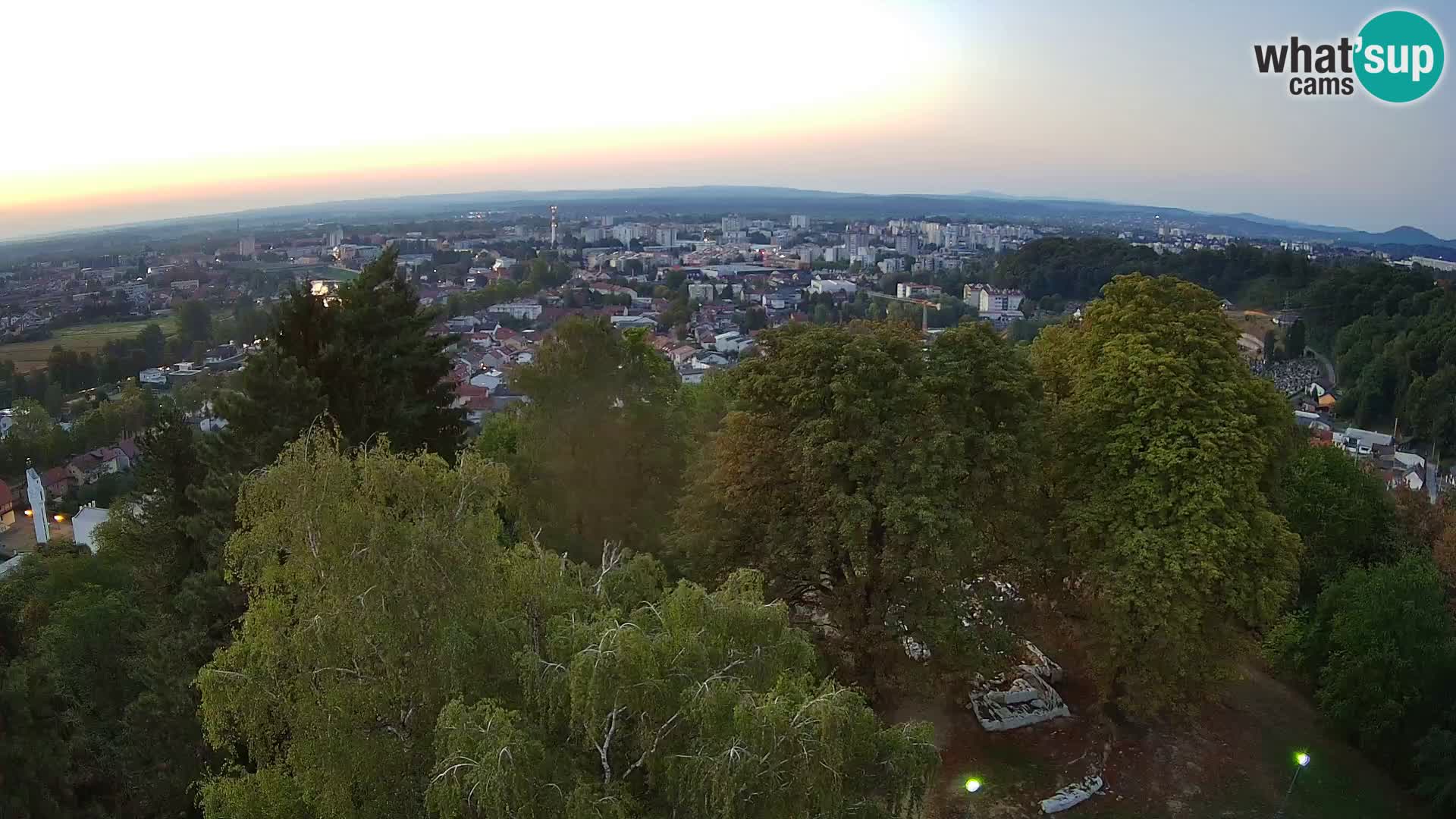 Web kamera Karlovac – Dvorac Dubovac uživo