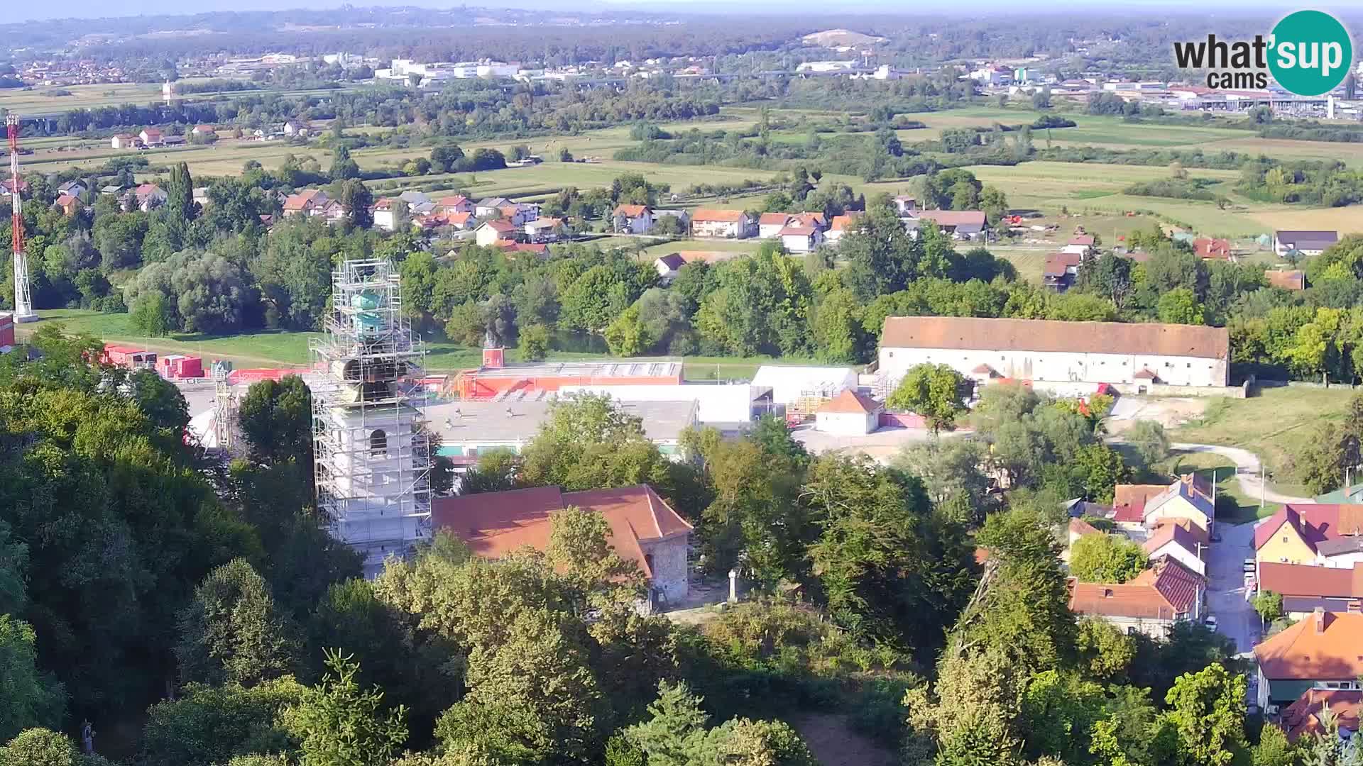 Webcam Karlovac Château Dubovac – Vue en direct de ce monument historique