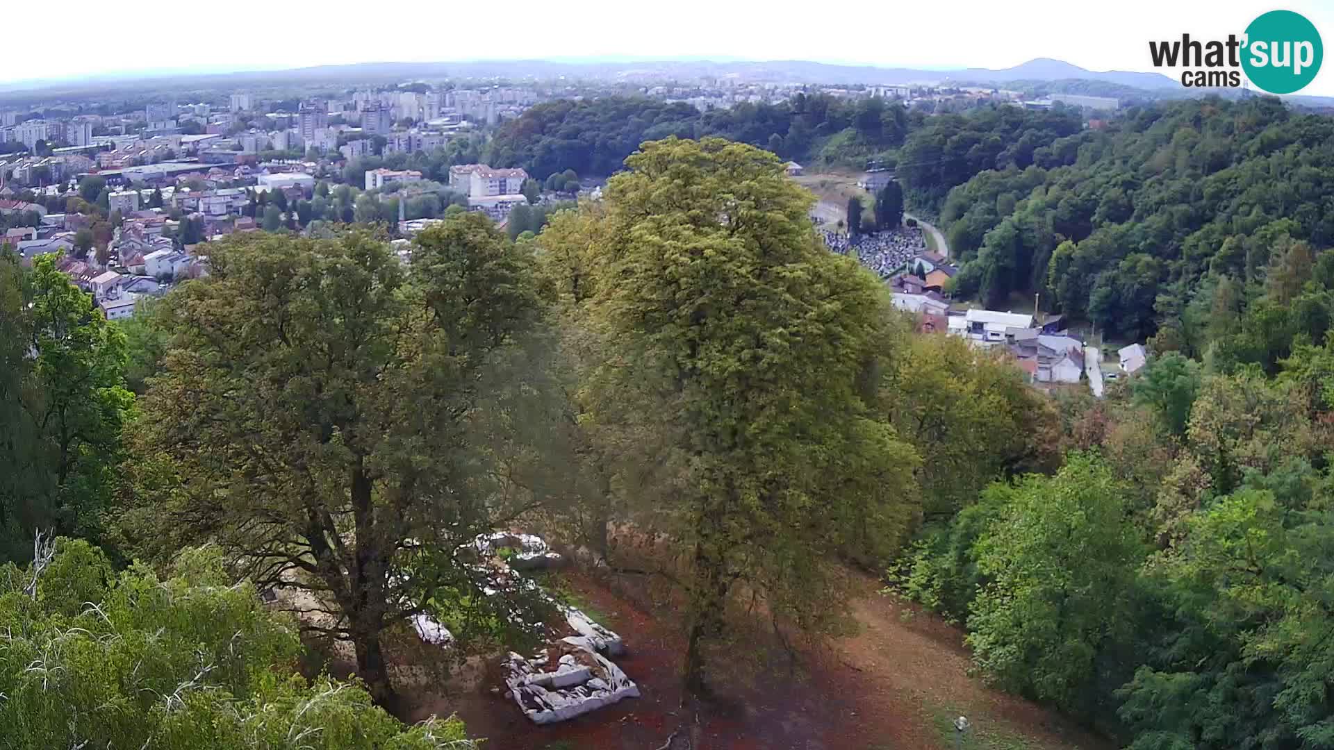 Webcam Karlovac Château Dubovac – Vue en direct de ce monument historique