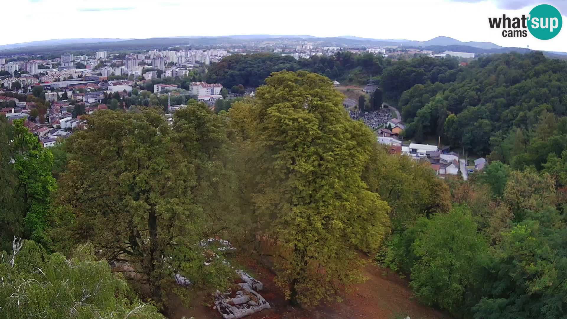 Webcam Karlovac Château Dubovac – Vue en direct de ce monument historique