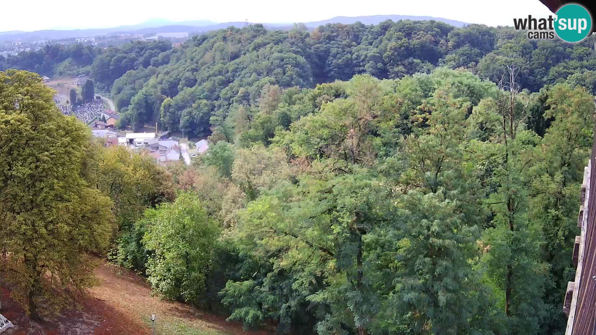 Spletna kamera Karlovac Dubovac grad – Pogled v živo na zgodovinsko znamenitost Karlovca