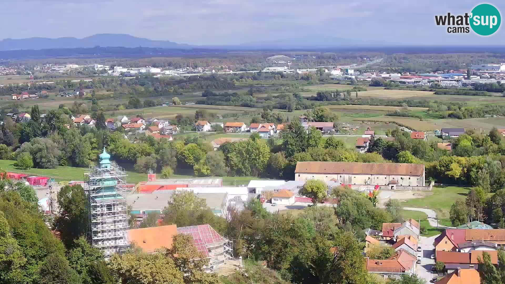 Webcam Karlovac Château Dubovac – Vue en direct de ce monument historique