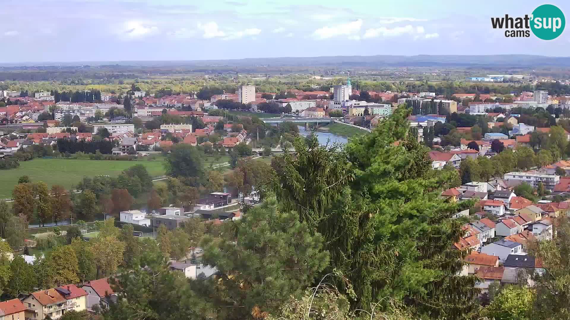 Web kamera Karlovac – Dvorac Dubovac uživo