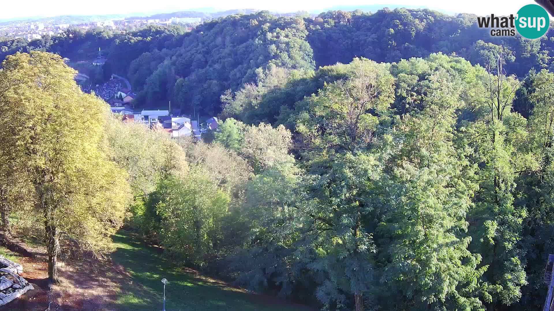 Spletna kamera Karlovac Dubovac grad – Pogled v živo na zgodovinsko znamenitost Karlovca