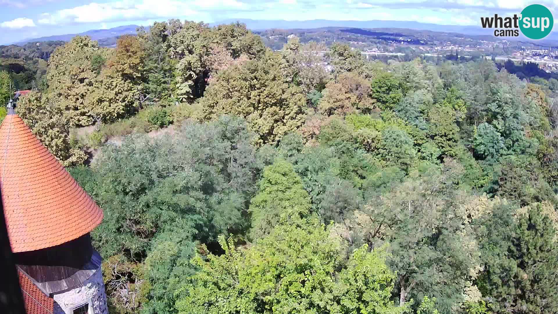 Spletna kamera Karlovac Dubovac grad – Pogled v živo na zgodovinsko znamenitost Karlovca