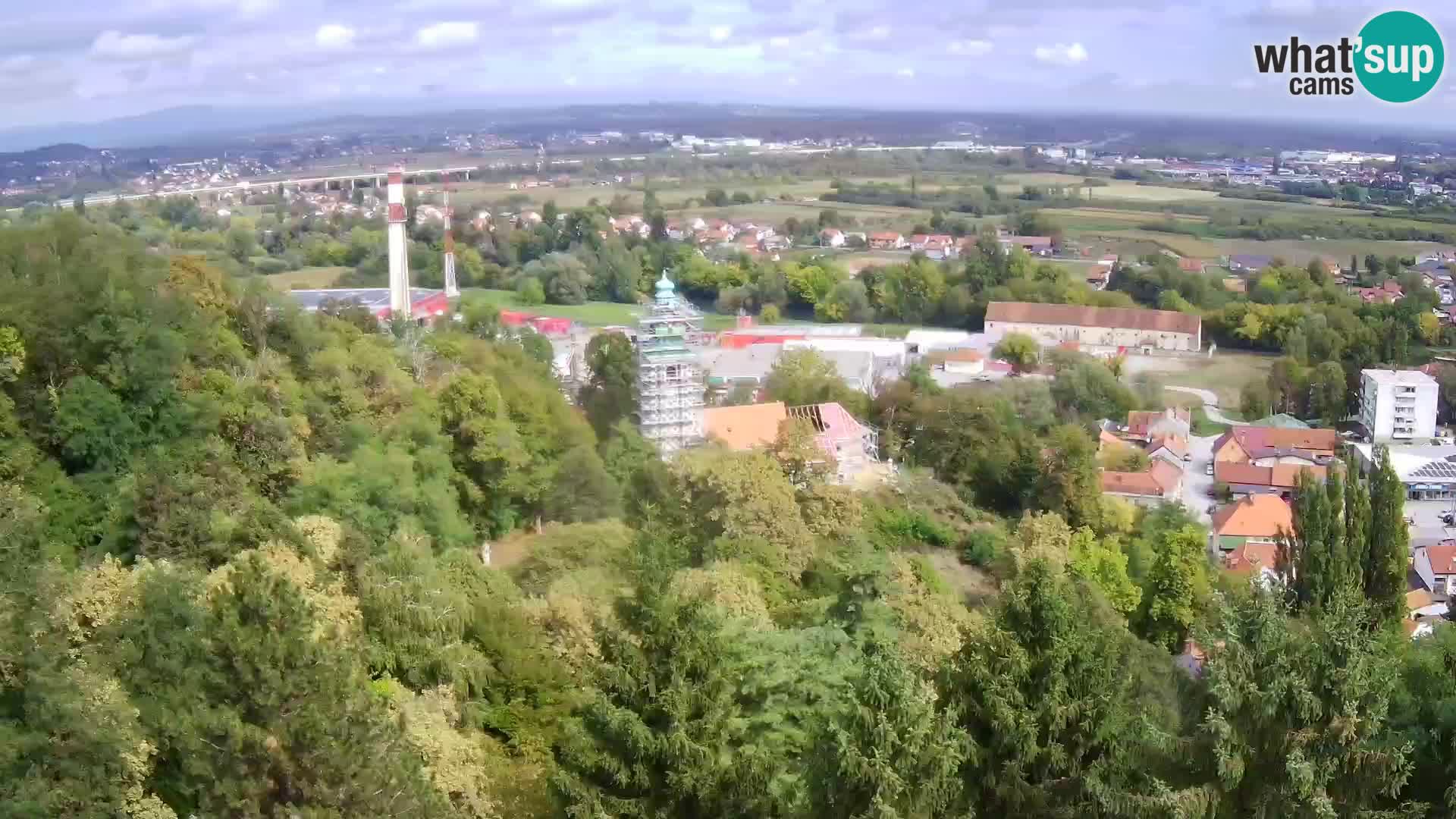 Webcam Karlovac Château Dubovac – Vue en direct de ce monument historique