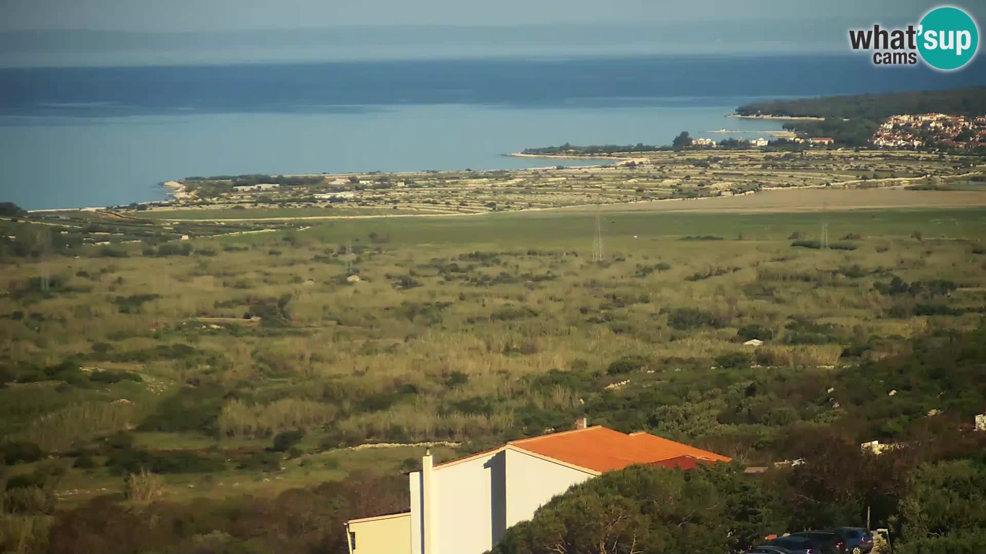 Blick von Gligora Käse Fabrik Kolan – Pag Insel