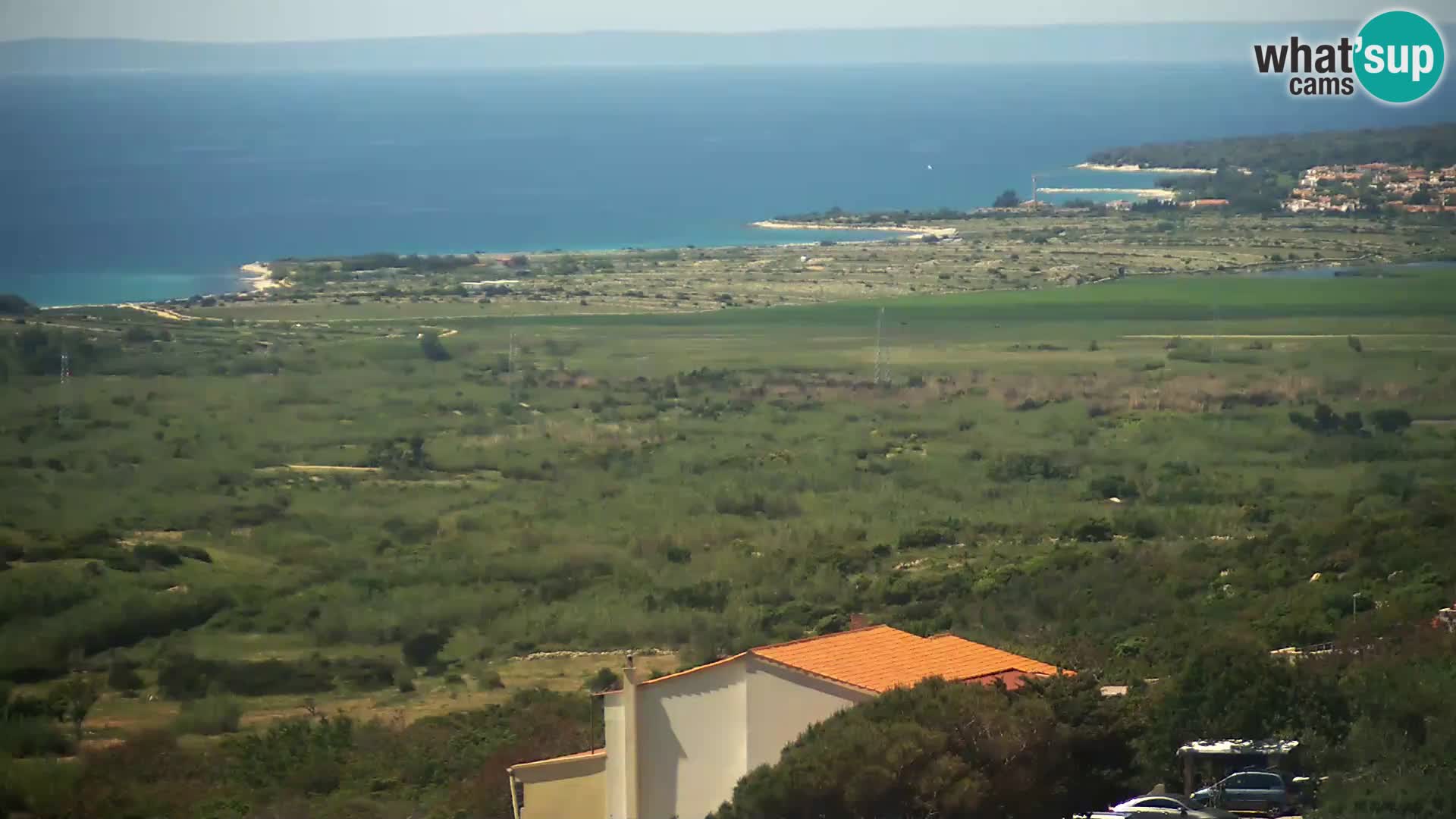 Vue de l’usine de fromage Gligora Kolan – île de Pag