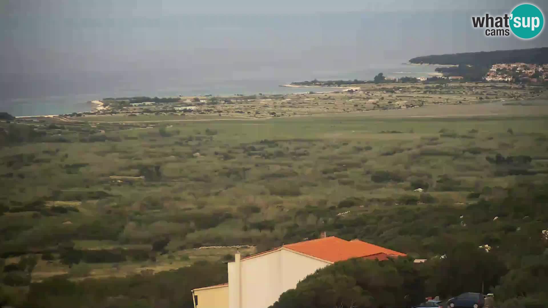 Pogled sa Sirane Gligora na Kolansko polje, blato  i ornitološki rezervat