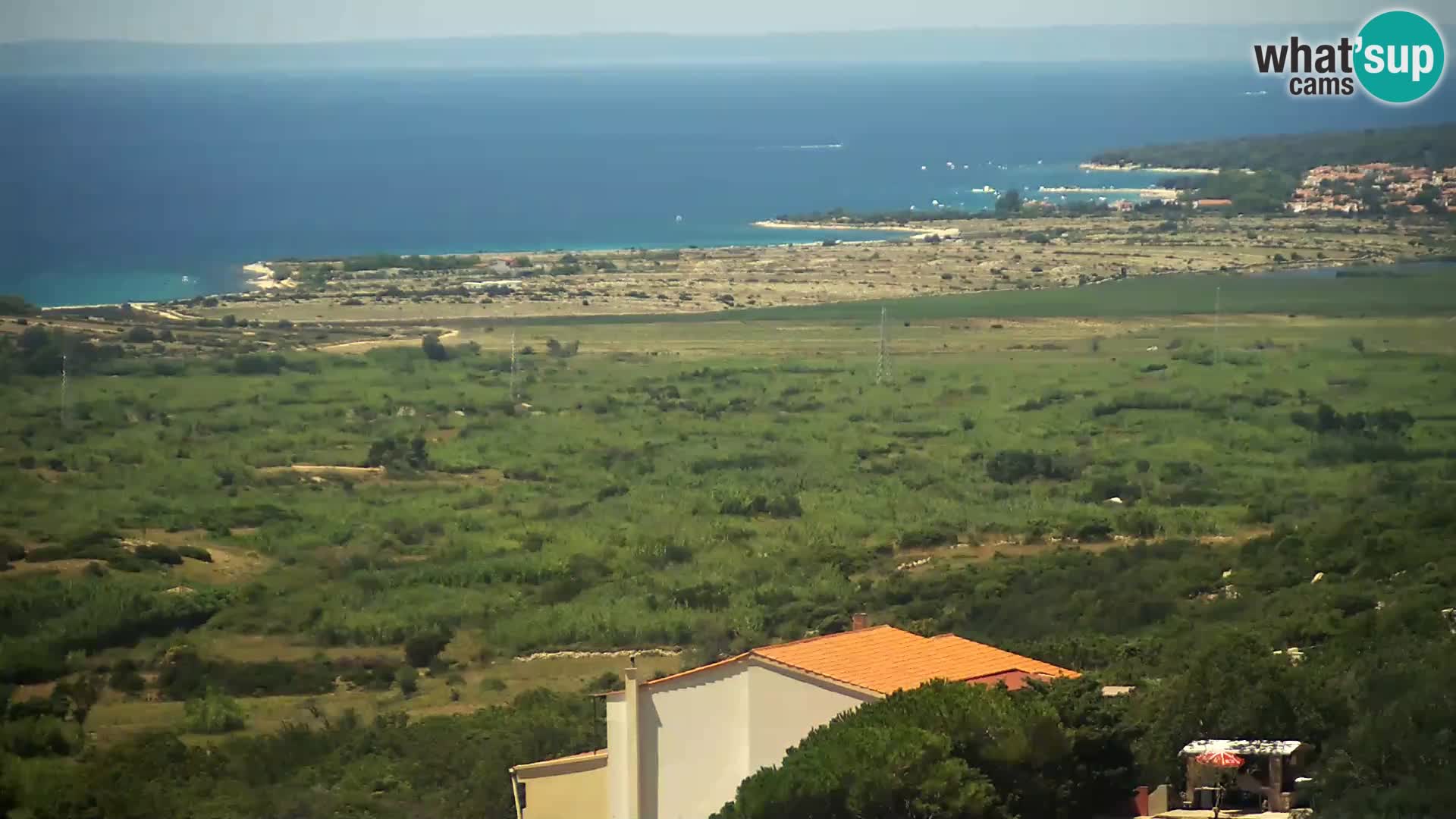 View from Gligora Cheese Factory Kolan – Pag island