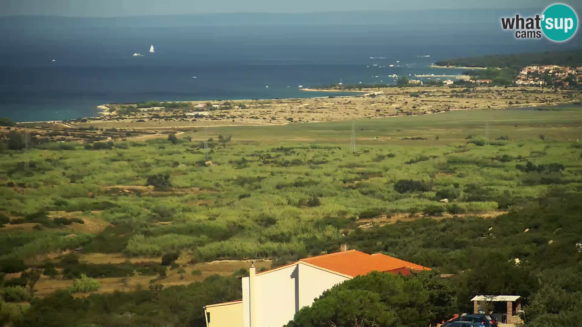 Vista de la fábrica de queso Gligora Kolan – Isla Pag