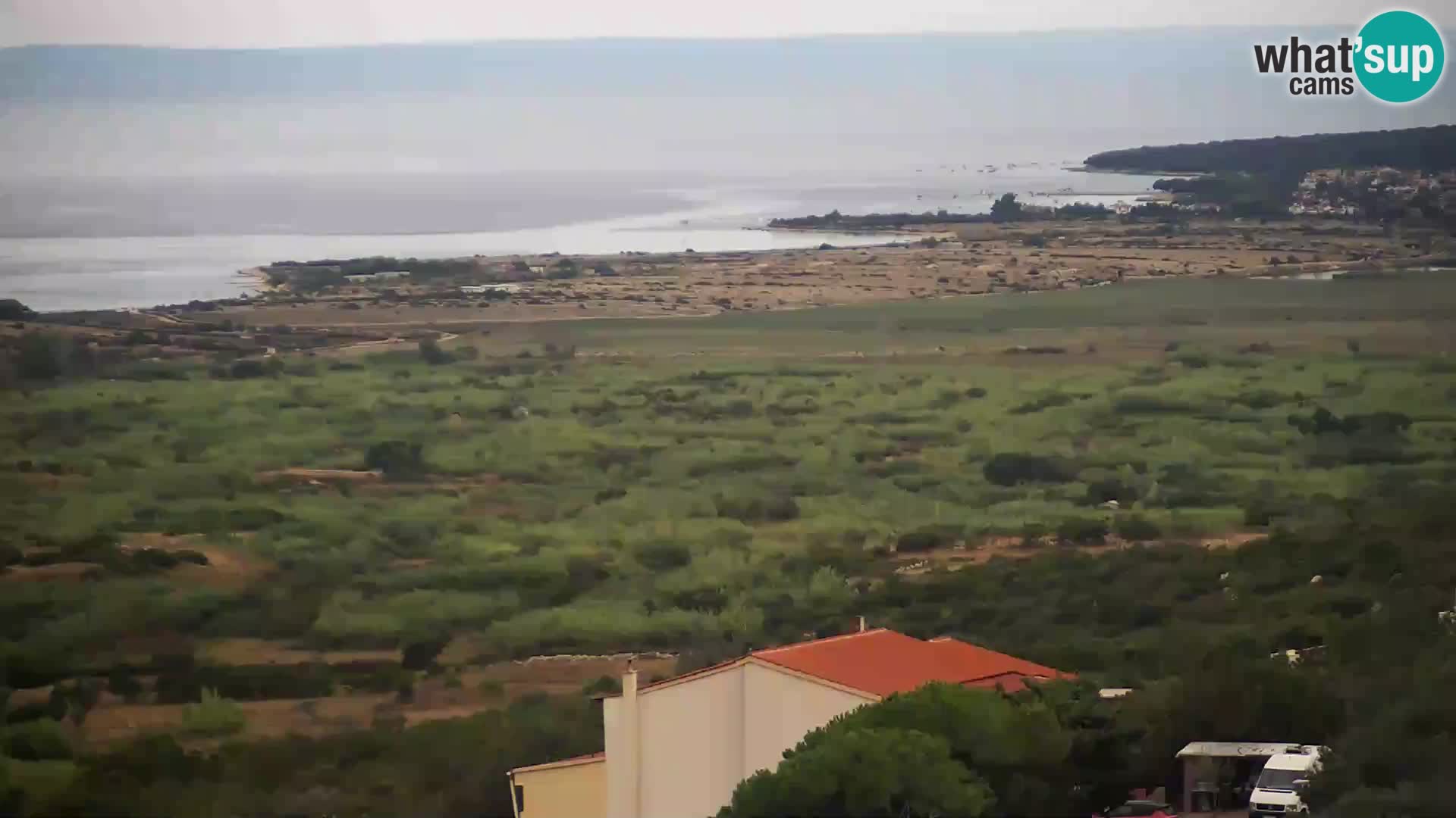 Vue de l’usine de fromage Gligora Kolan – île de Pag