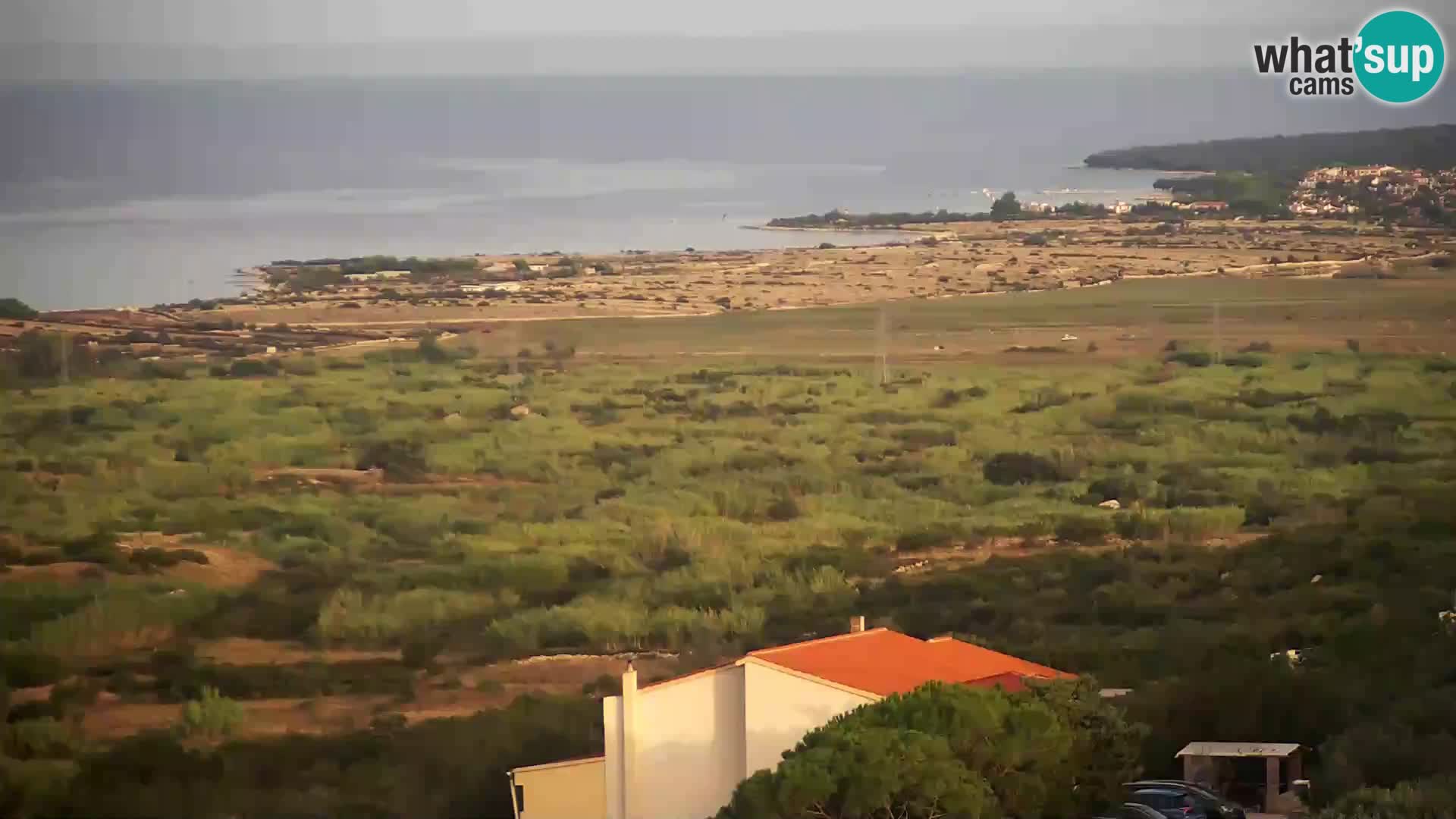 Vista dalla fabbrica di formaggio Gligora Kolan – isola di Pag