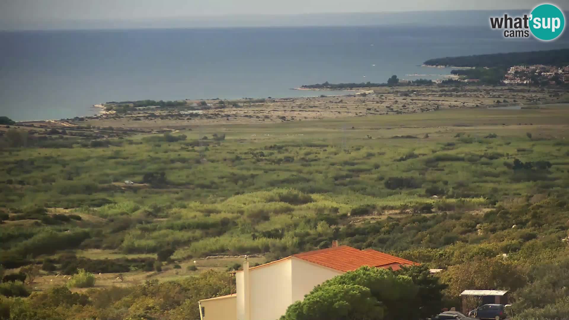 Vue de l’usine de fromage Gligora Kolan – île de Pag