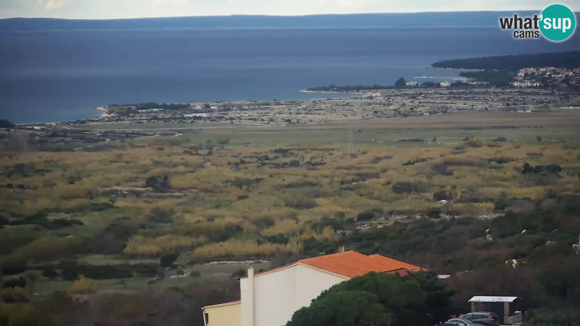 Vista de la fábrica de queso Gligora Kolan – Isla Pag