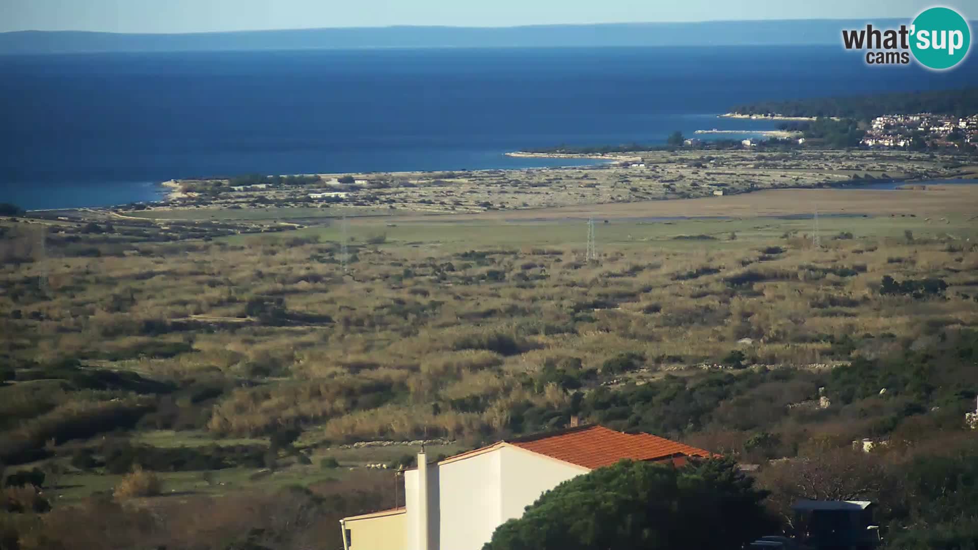 Vista de la fábrica de queso Gligora Kolan – Isla Pag