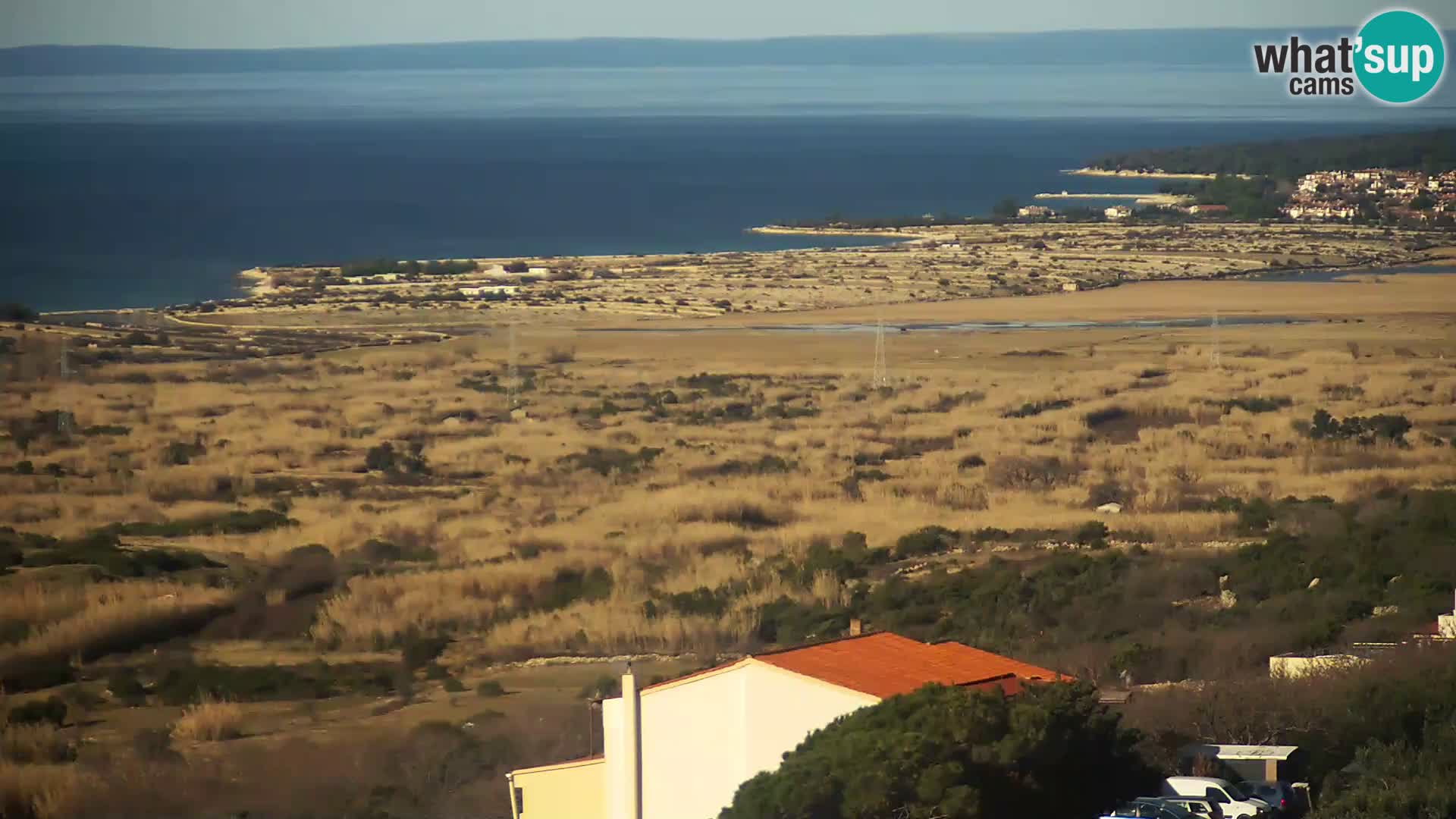 View from Gligora Cheese Factory Kolan – Pag island