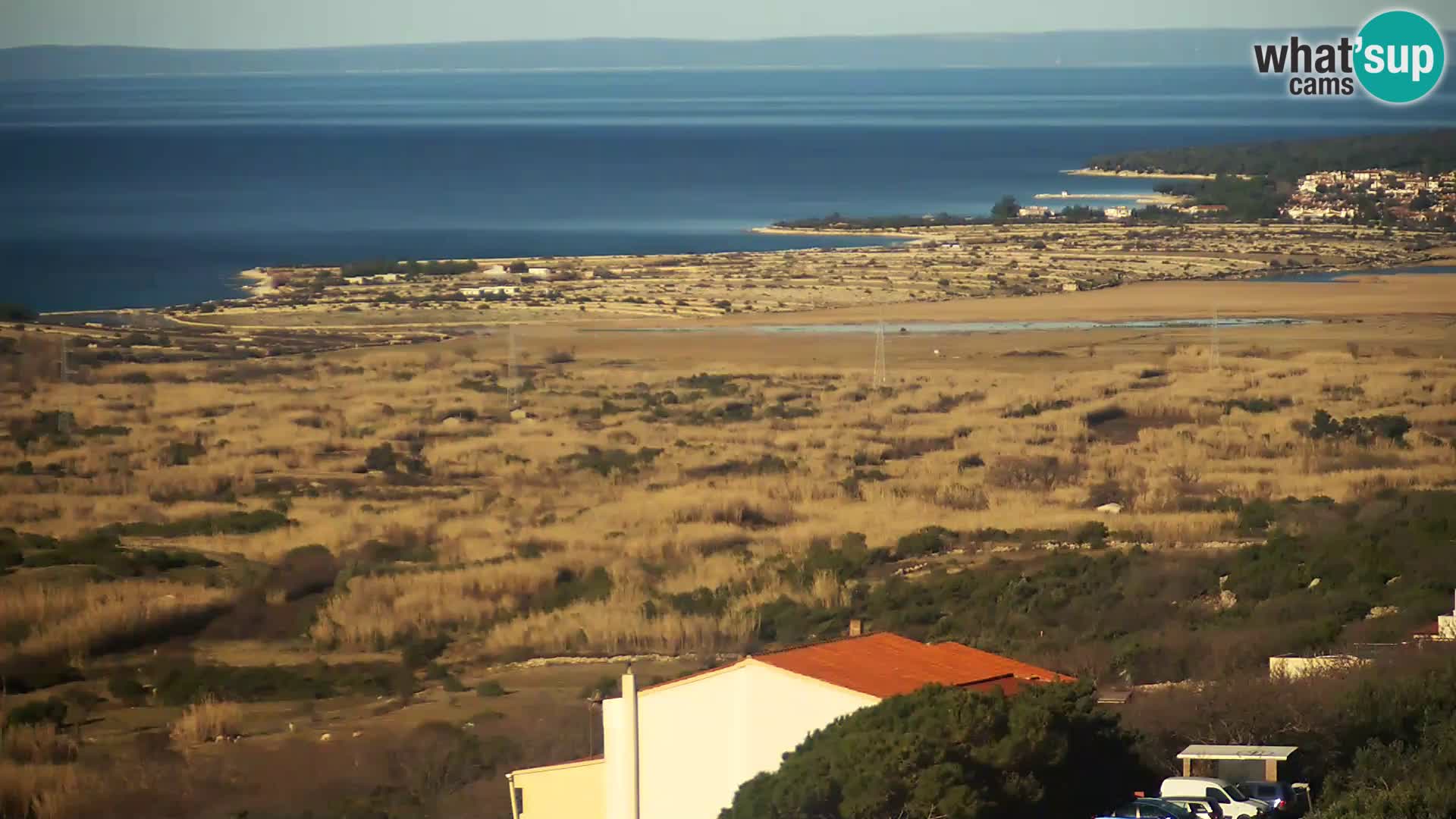 View from Gligora Cheese Factory Kolan – Pag island