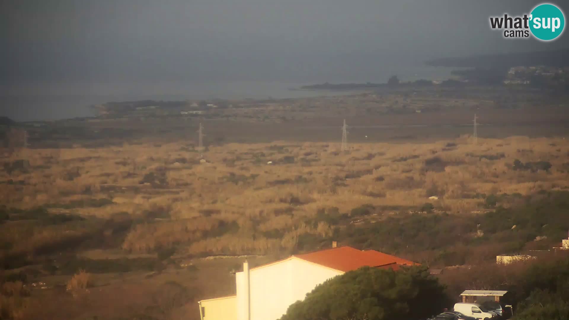 Vista dalla fabbrica di formaggio Gligora Kolan – isola di Pag