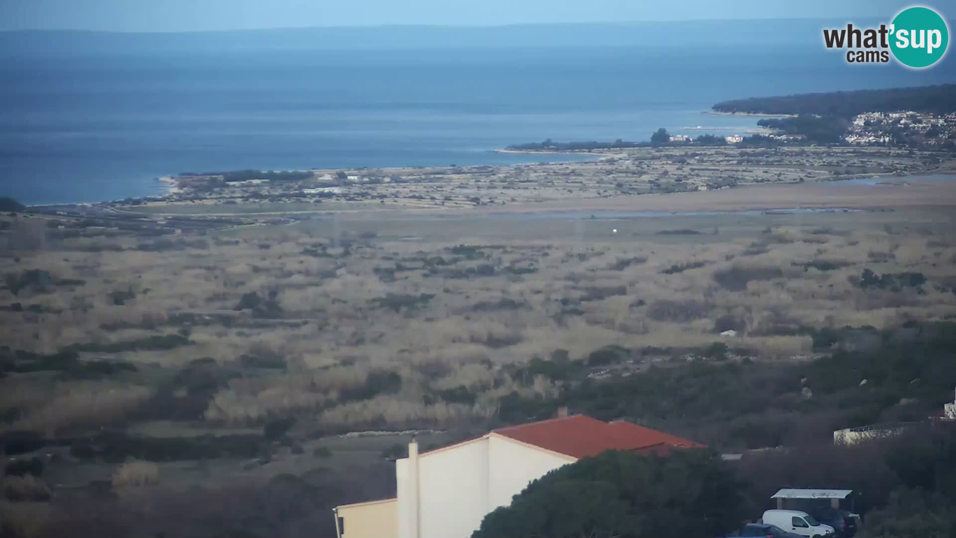 Vue de l’usine de fromage Gligora Kolan – île de Pag