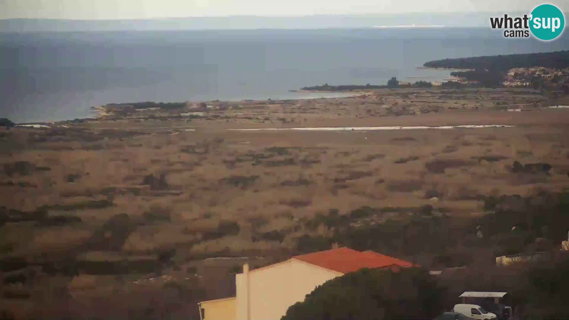 Vue de l’usine de fromage Gligora Kolan – île de Pag