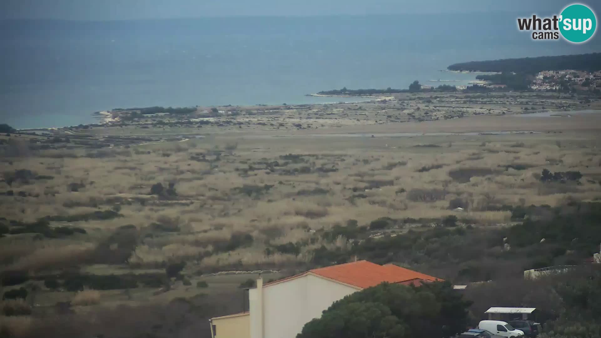 Vue de l’usine de fromage Gligora Kolan – île de Pag