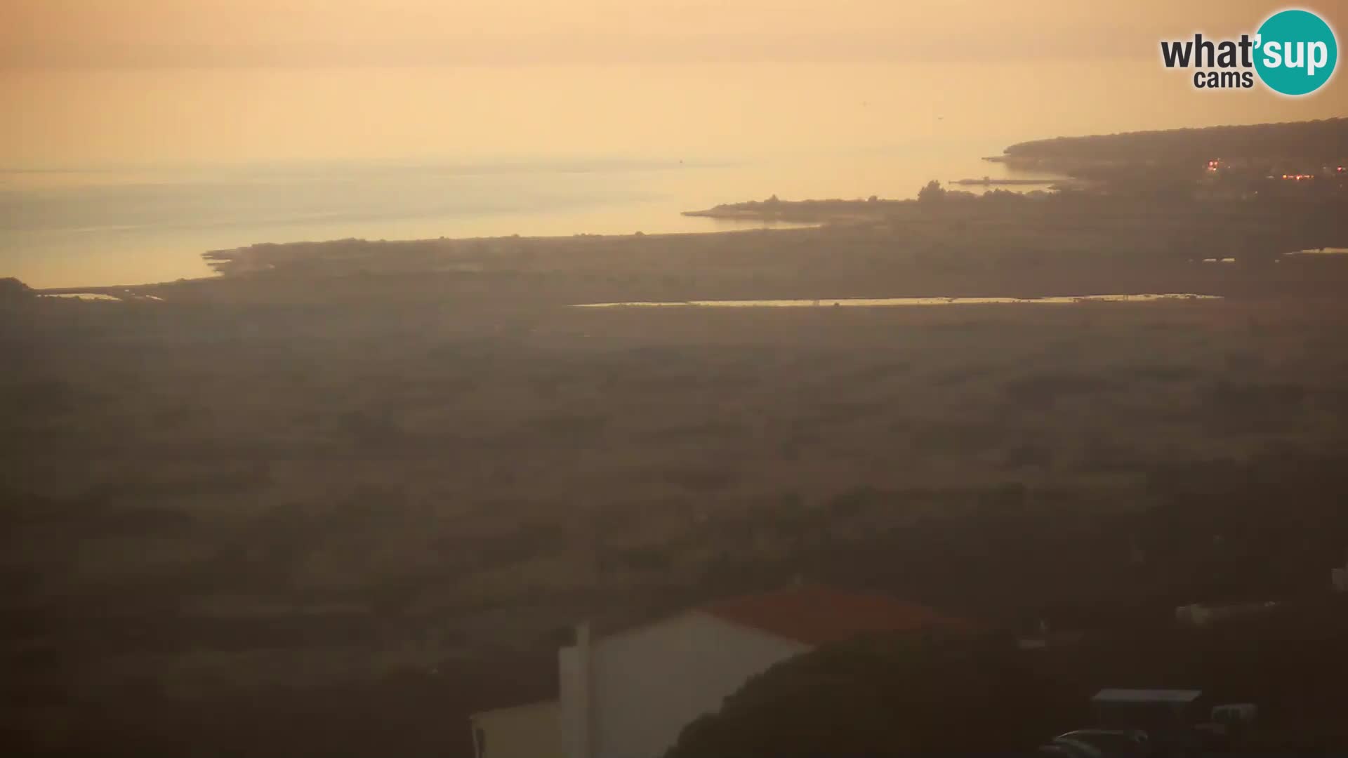 Vista dalla fabbrica di formaggio Gligora Kolan – isola di Pag