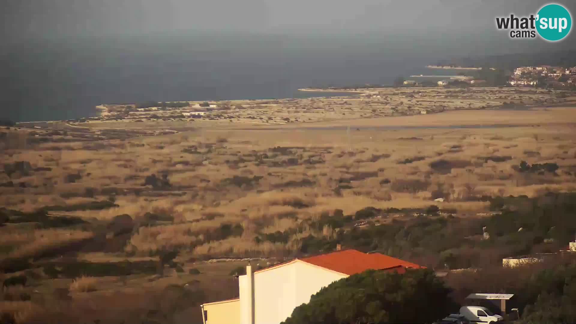 Vista de la fábrica de queso Gligora Kolan – Isla Pag