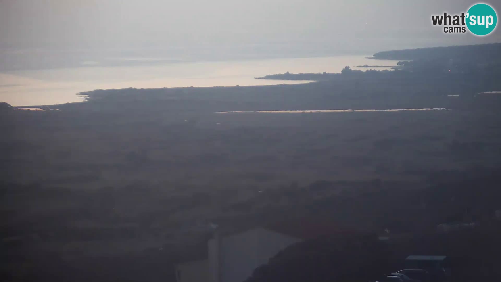 Vista dalla fabbrica di formaggio Gligora Kolan – isola di Pag