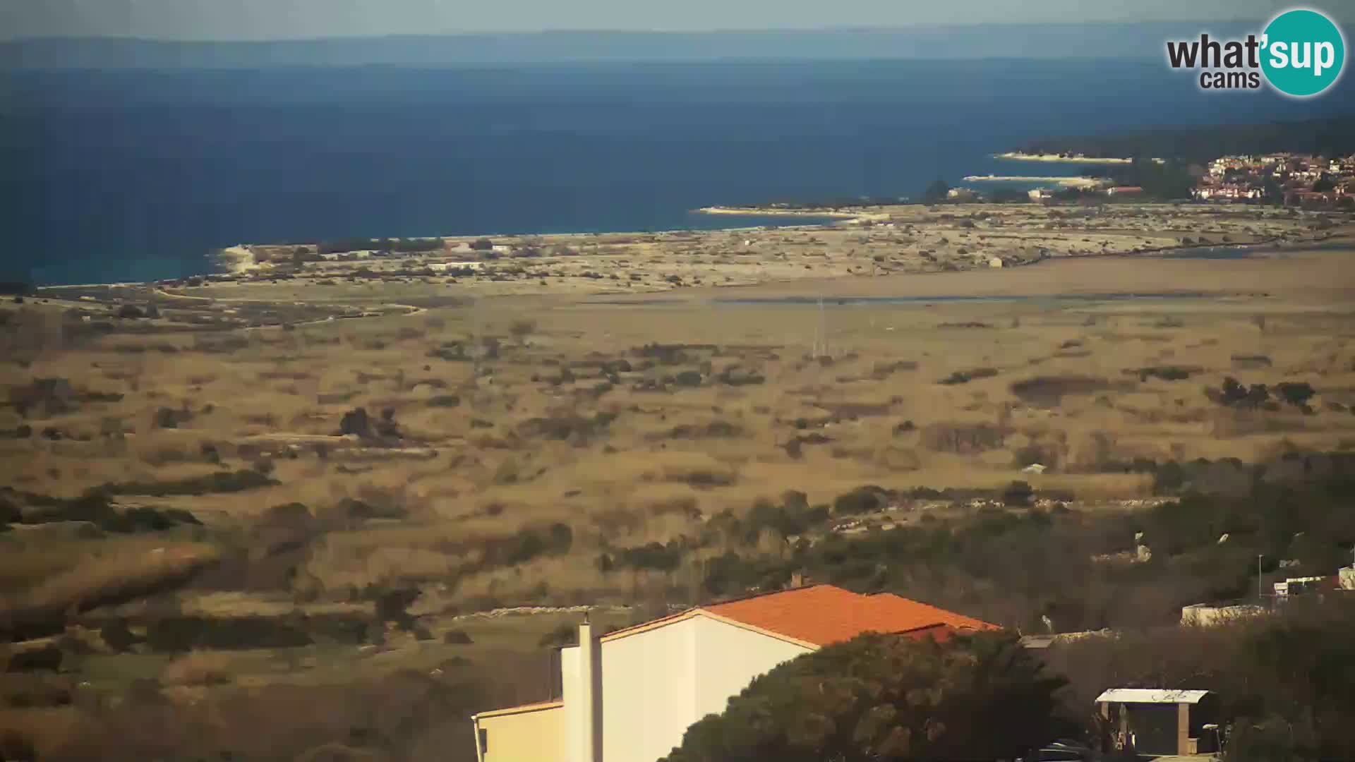 Vue de l’usine de fromage Gligora Kolan – île de Pag