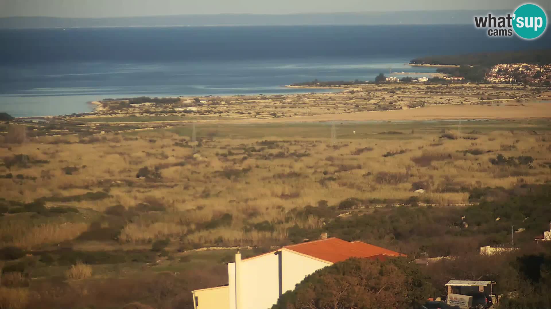 Vue de l’usine de fromage Gligora Kolan – île de Pag