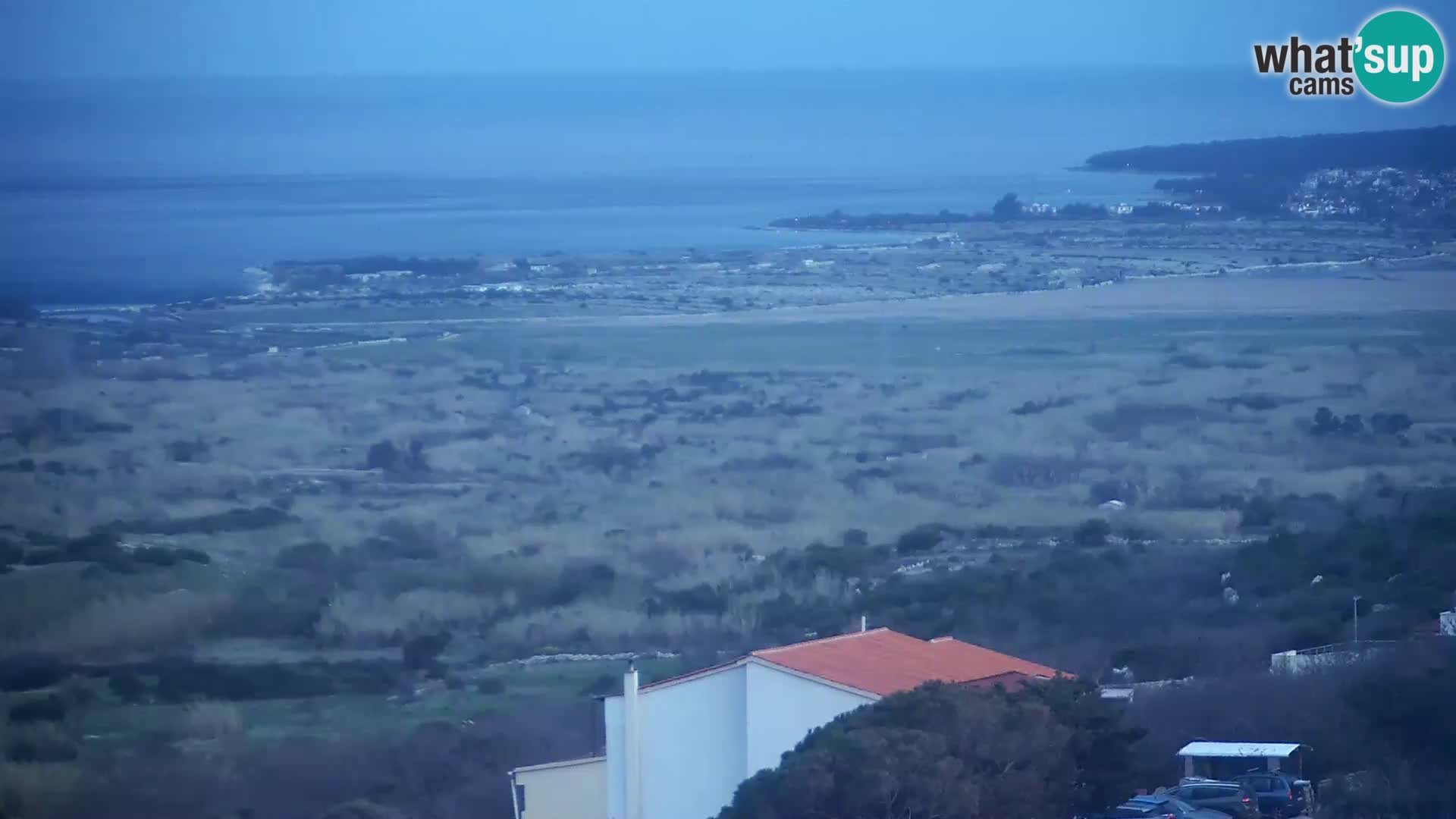 Vue de l’usine de fromage Gligora Kolan – île de Pag