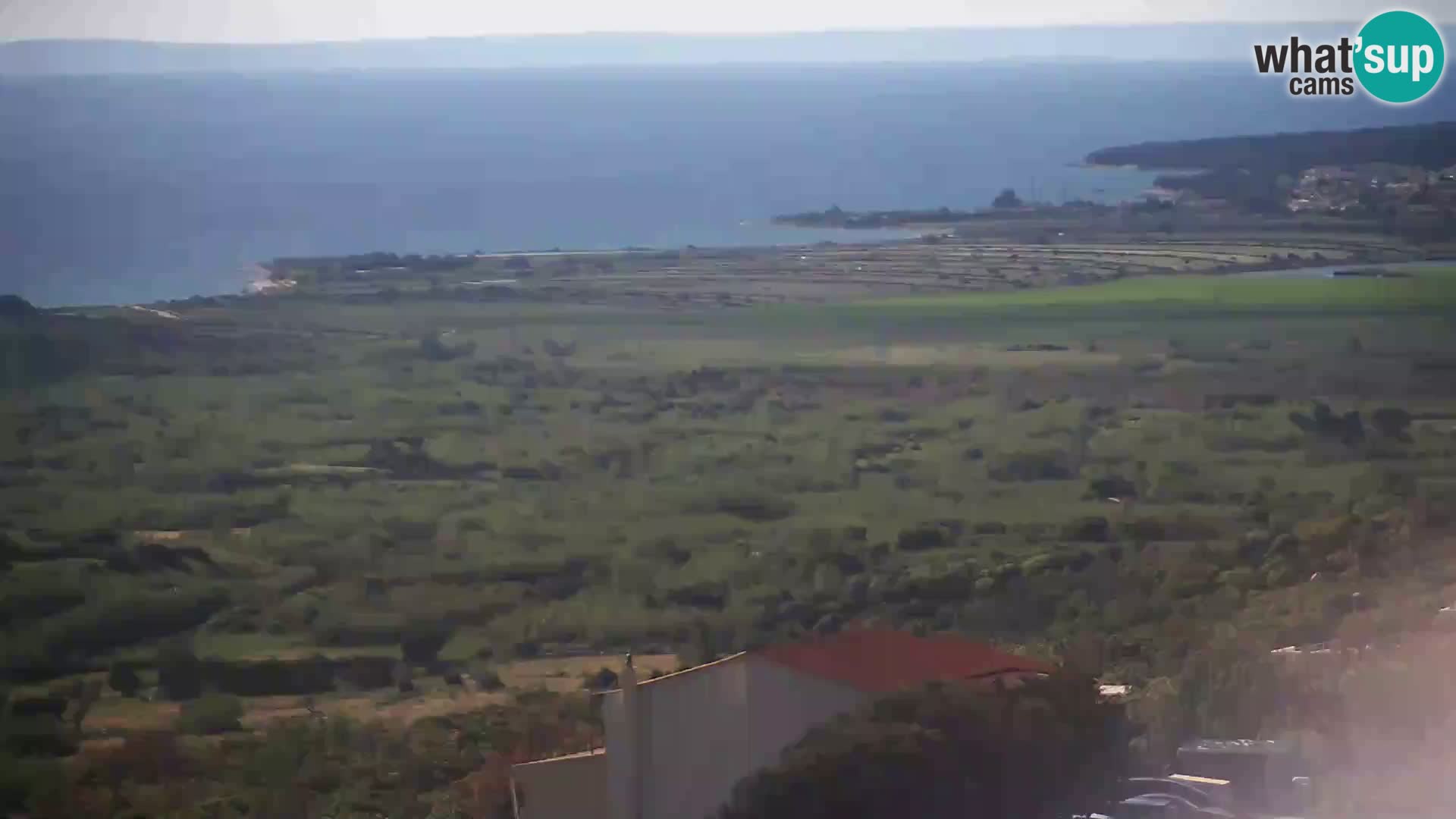 Vista de la fábrica de queso Gligora Kolan – Isla Pag