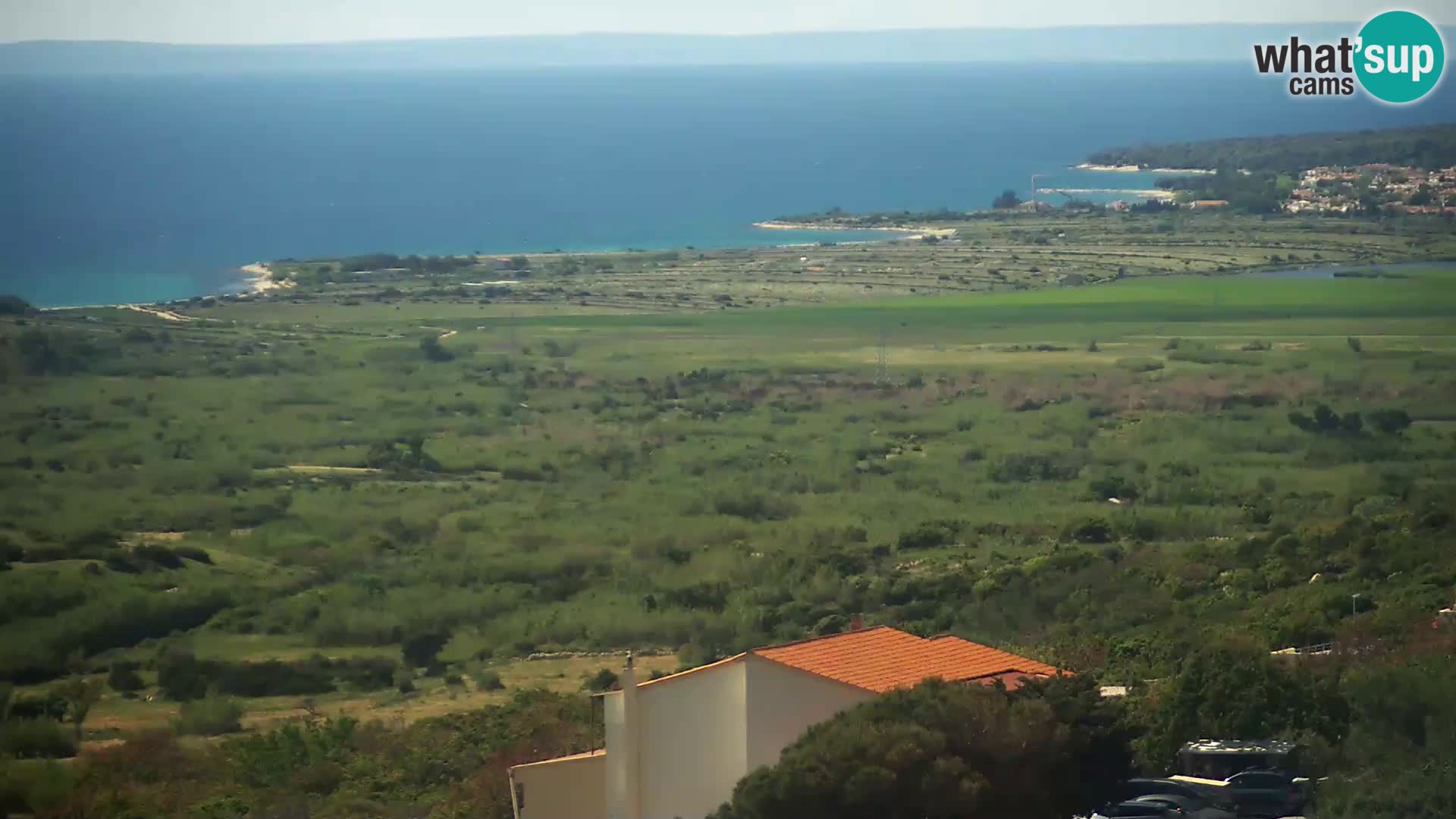 View from Gligora Cheese Factory Kolan – Pag island