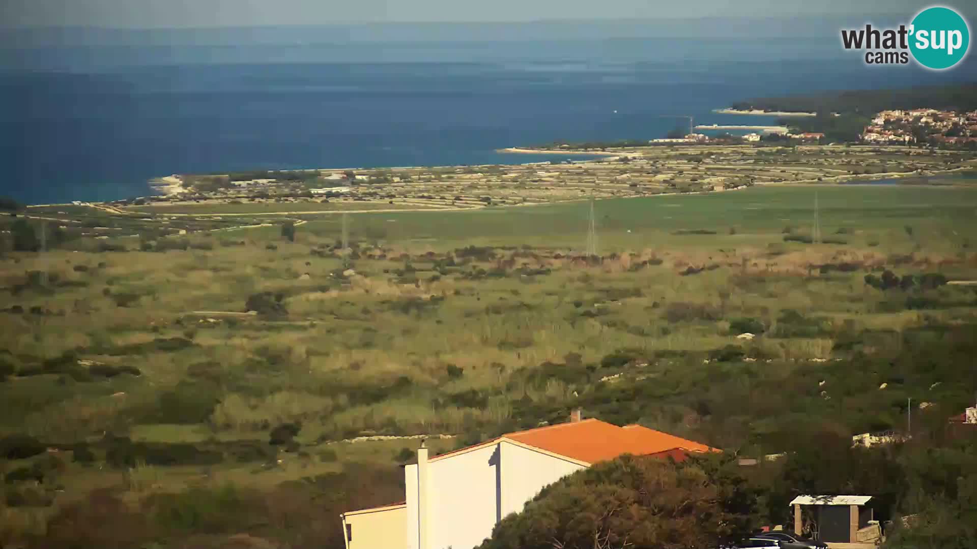 View from Gligora Cheese Factory Kolan – Pag island