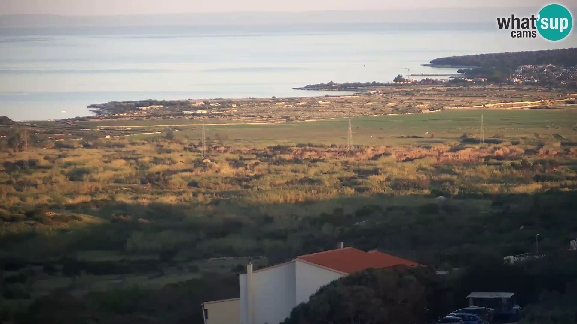 View from Gligora Cheese Factory Kolan – Pag island