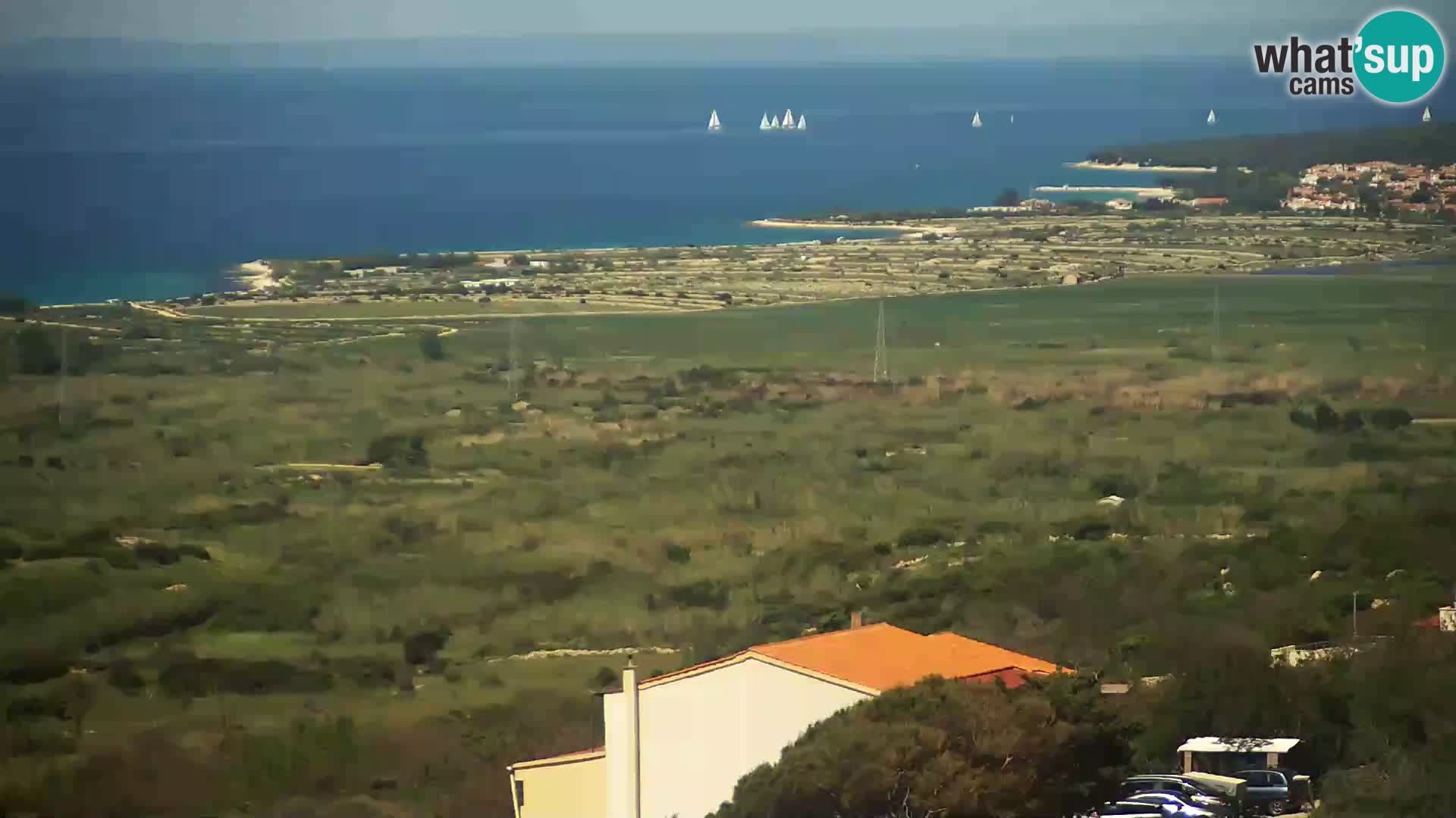 Blick von Gligora Käse Fabrik Kolan – Pag Insel