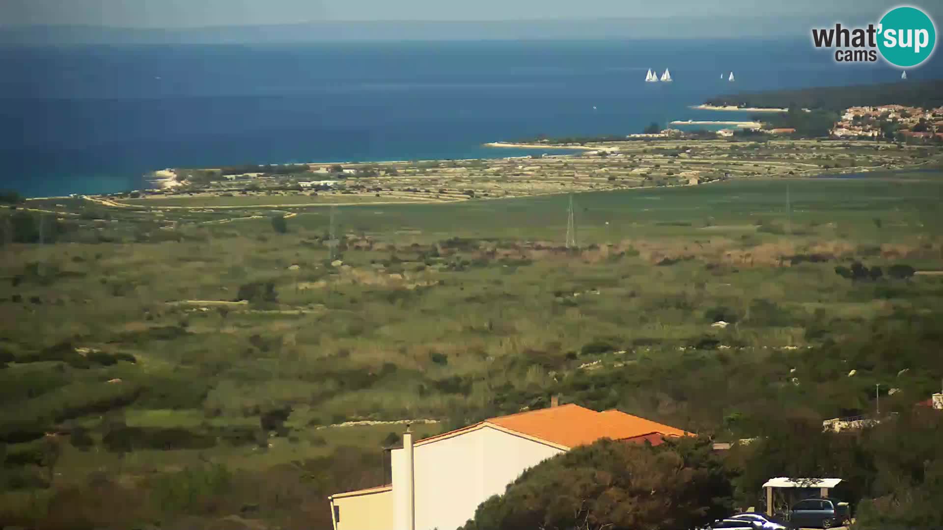 View from Gligora Cheese Factory Kolan – Pag island