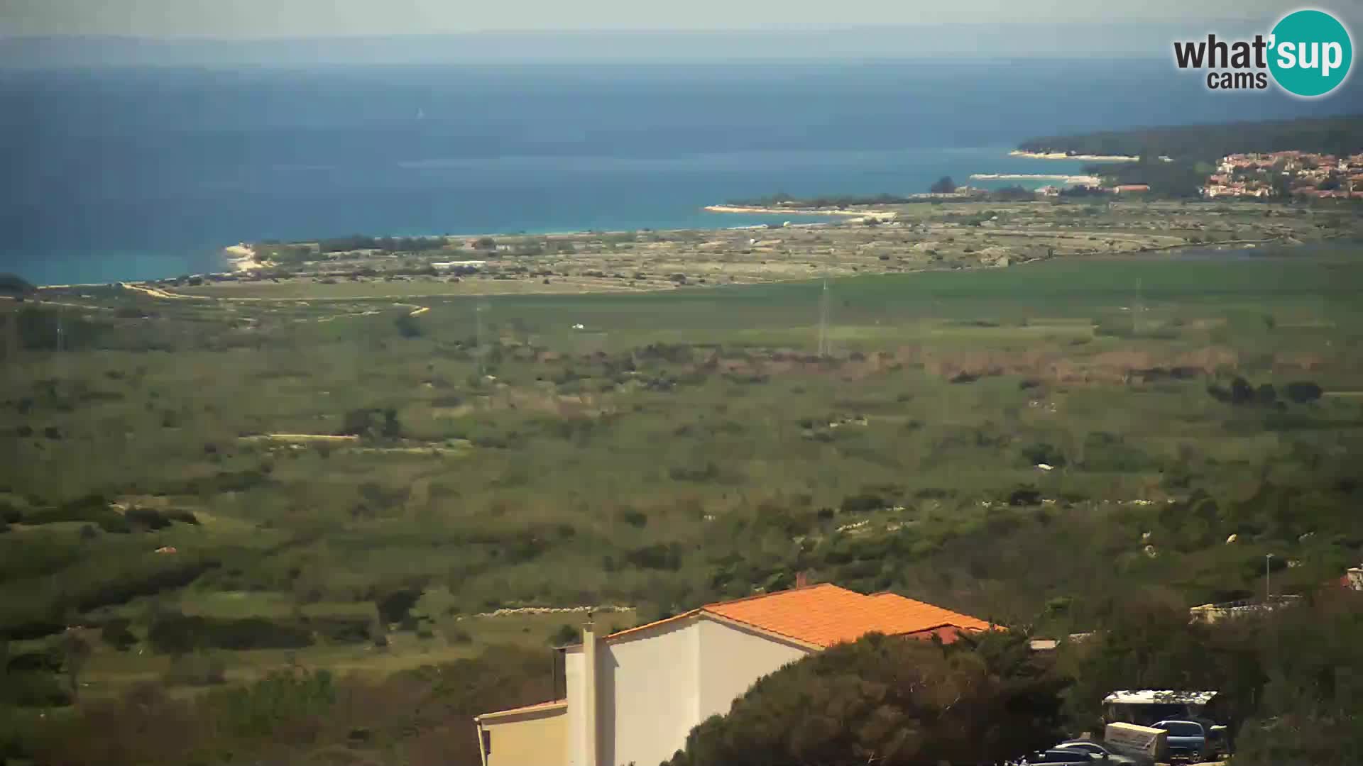 Pogled sa Sirane Gligora na Kolansko polje, blato  i ornitološki rezervat