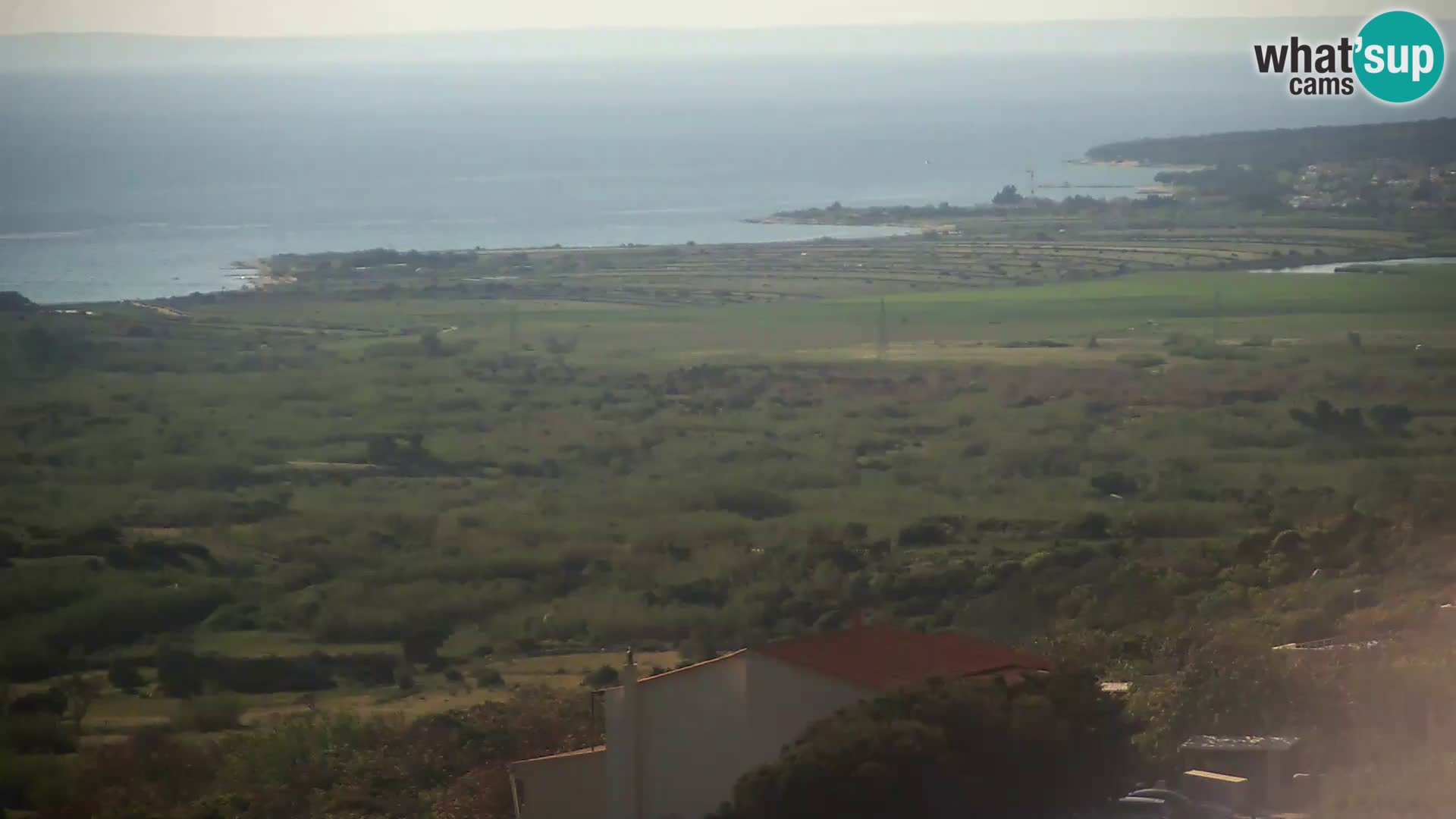 Vista de la fábrica de queso Gligora Kolan – Isla Pag