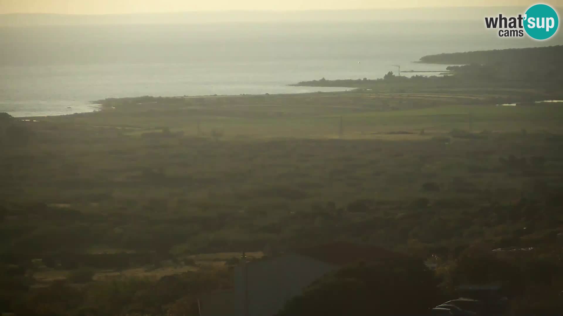 Vista dalla fabbrica di formaggio Gligora Kolan – isola di Pag